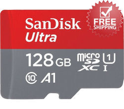 SanDisk Ultra MicroSD SDXC 128GB A1 100MB/s