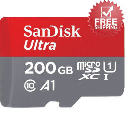 SanDisk Ultra MicroSD SDXC 200GB A1 100MB/s