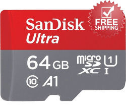 SanDisk Ultra MicroSD SDXC 64GB A1 100MB/s